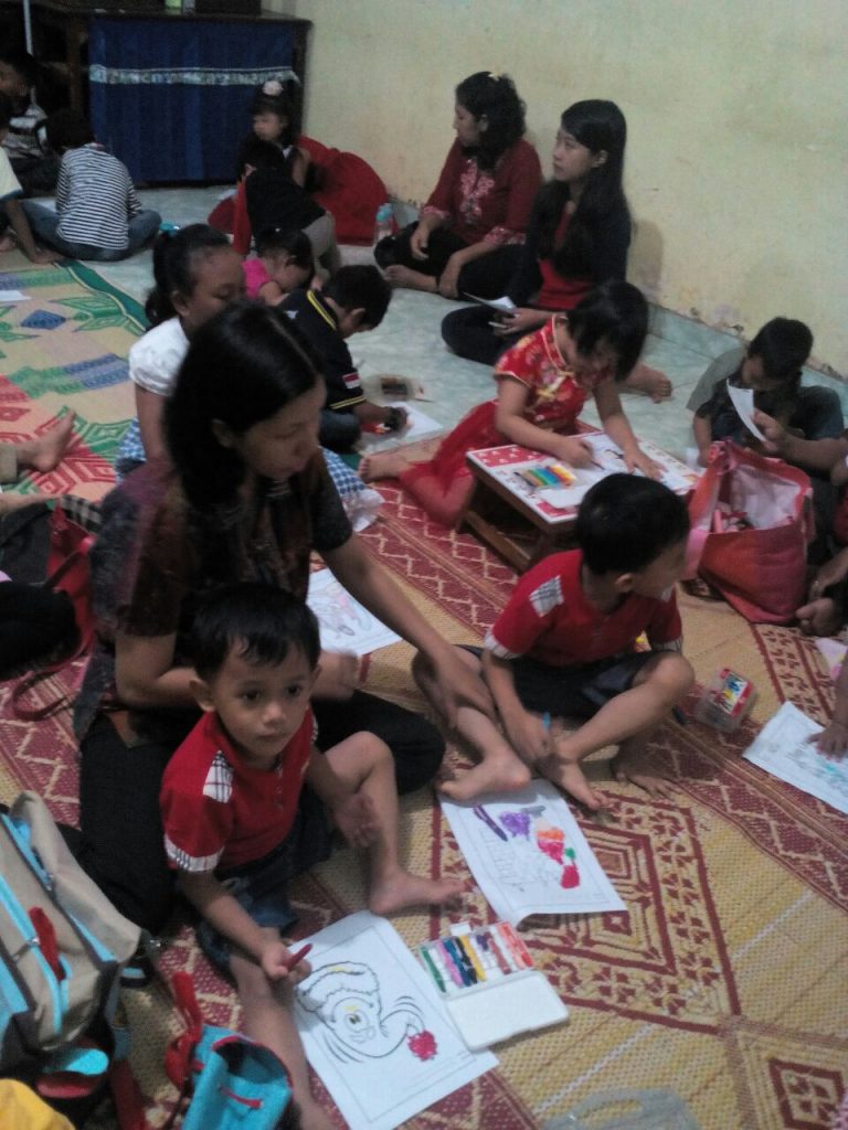 Sekolah Minggu Santo Louis Palembang Mengadakan Aneka Lomba