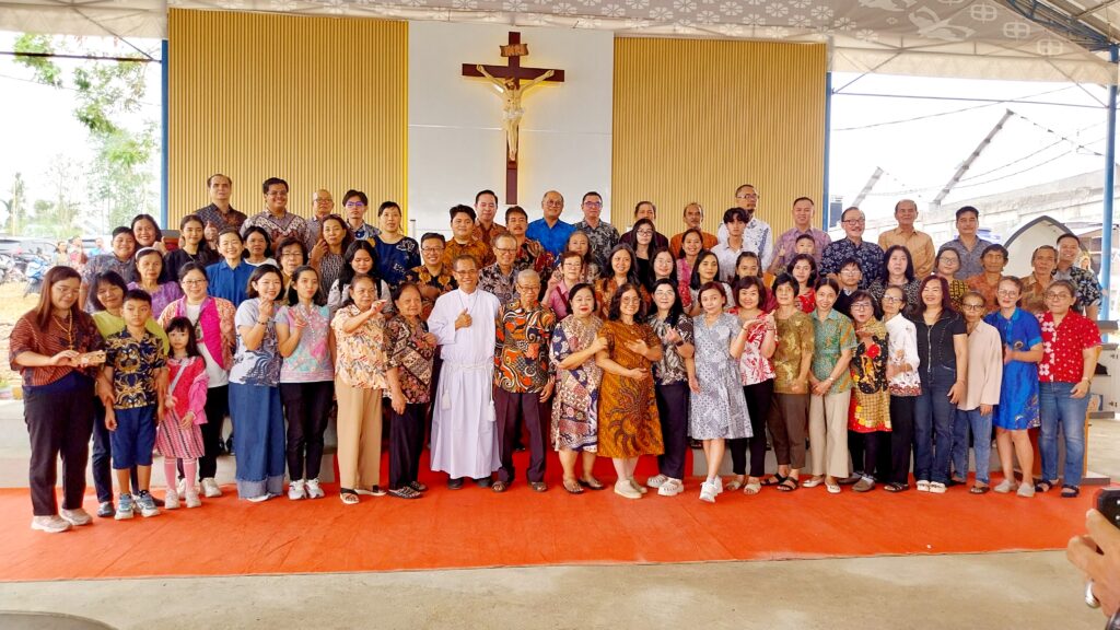 Kebersamaan Umat Wilayah VI di Stasi Santo HIlarius