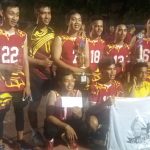 Tim Volley Putera Paroki Sanfrades Meraih Juara Pertama Turnamen Uskup Cup 2016