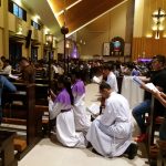 Umat Santo Yoseph Palembang Mengikuti Ibadat Jalan Salib