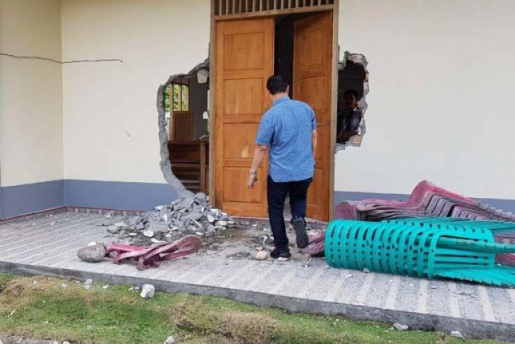 Rumah ibadah umat Kristiani di Ogan Ilir dirusak orang tak dikenal