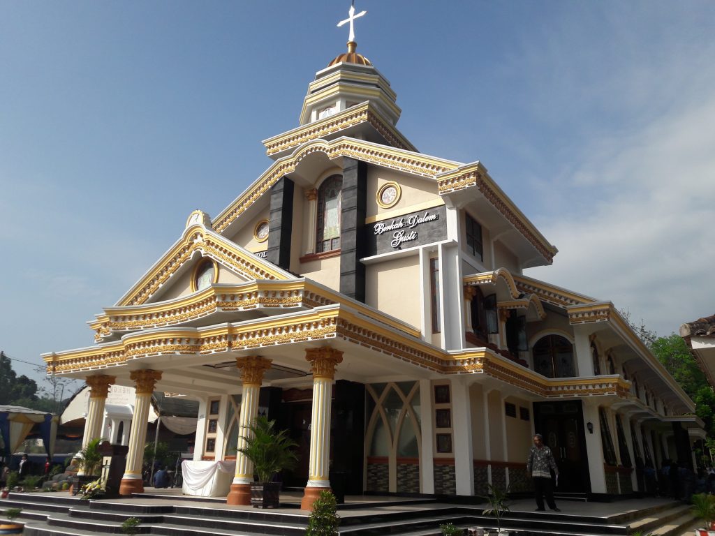 Peresmian Gereja Katolik Santo Pius X Nusa Tunggal Belitang