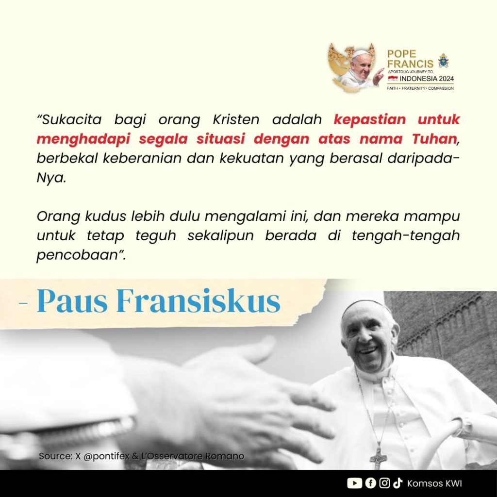 Umat Keuskupan Agung Palembang Siap Mengikuti Misa Akbar di GBK