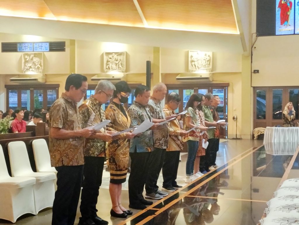 Pelantikan Pengurus PSPK Paroki Santo Yoseph Palembang